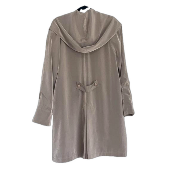 Vintage Beechers Brook Taupe Coat with Removable Scarf Hood - Picture 6 of 8